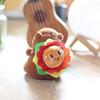 Hamburger Capybara Fries Hot Dog Plush Toy Pp Cotton Stuffed Keychain Bag Decor