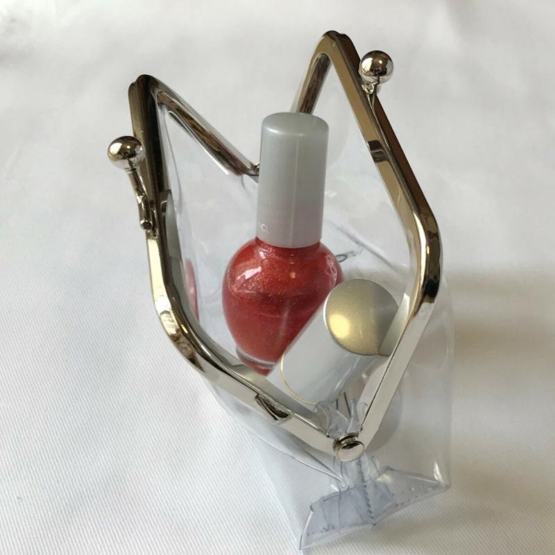 Mini Money Bags Bus Card Iron Mouth Clip Credit Id Card Small  Holder Transparent Coin Purse Change Purse