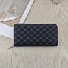 Vintage European & American Women's Long Wallet with Multi-Card Slots and Large Zippered Storage