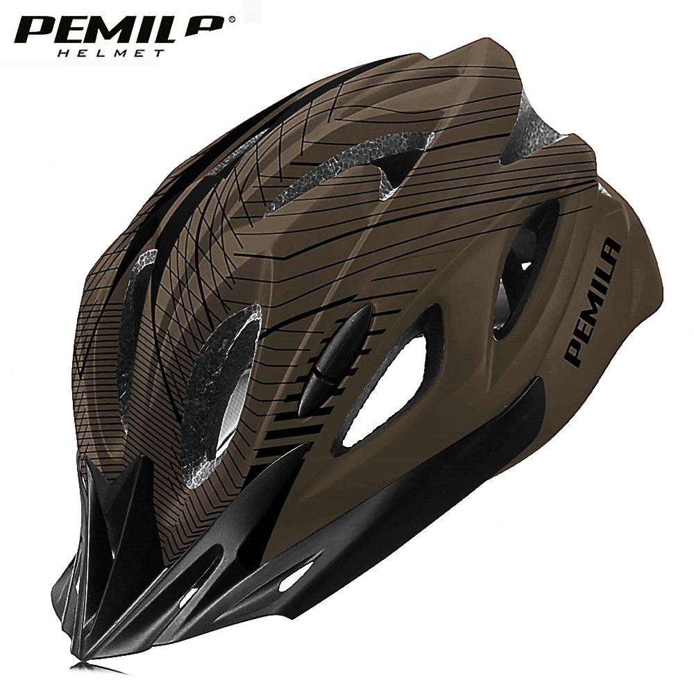 PEMILA 2024 Neuer ultraleichter Fahrradhelm, Fahrradschutzkappe, MTB-Fahrradhelm für Damen und Herren, Rennausrüstung, Fahrradhelm-Visier