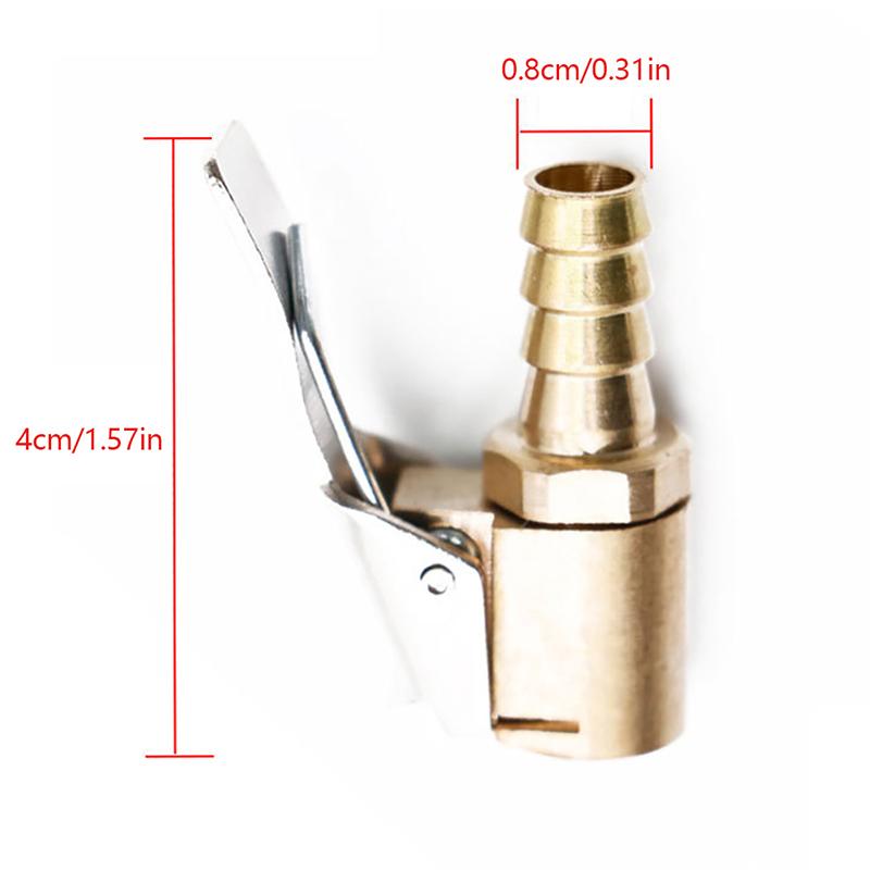 MYHOME Universal Brass Car Tire Inflator Valve Stem Connector Pump