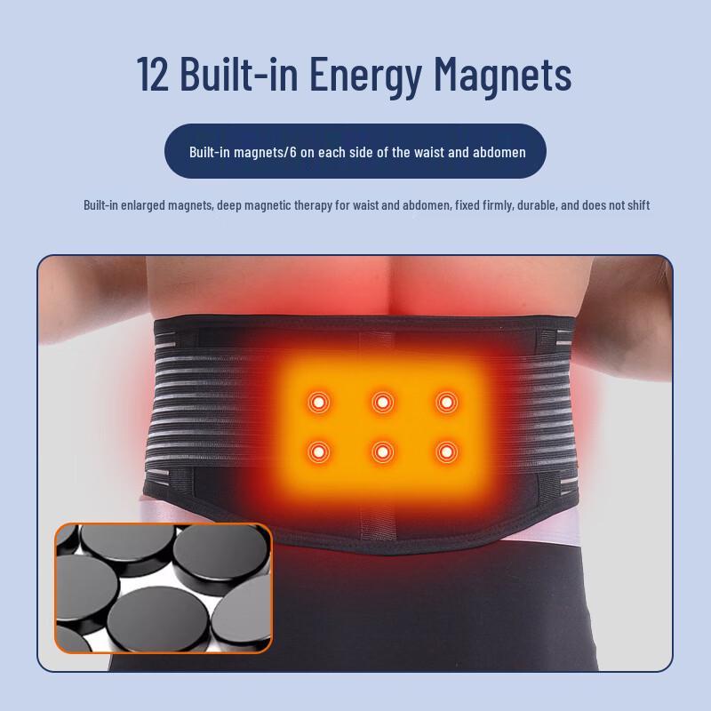 TULX Winter Heated Magnetic Waist Support Belt