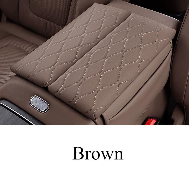 

For Seres Huawei AITO M9 2026 2026 Special Armrest Box Cover Central Storage Height Pad Interior Modification Car Accessories коричневий