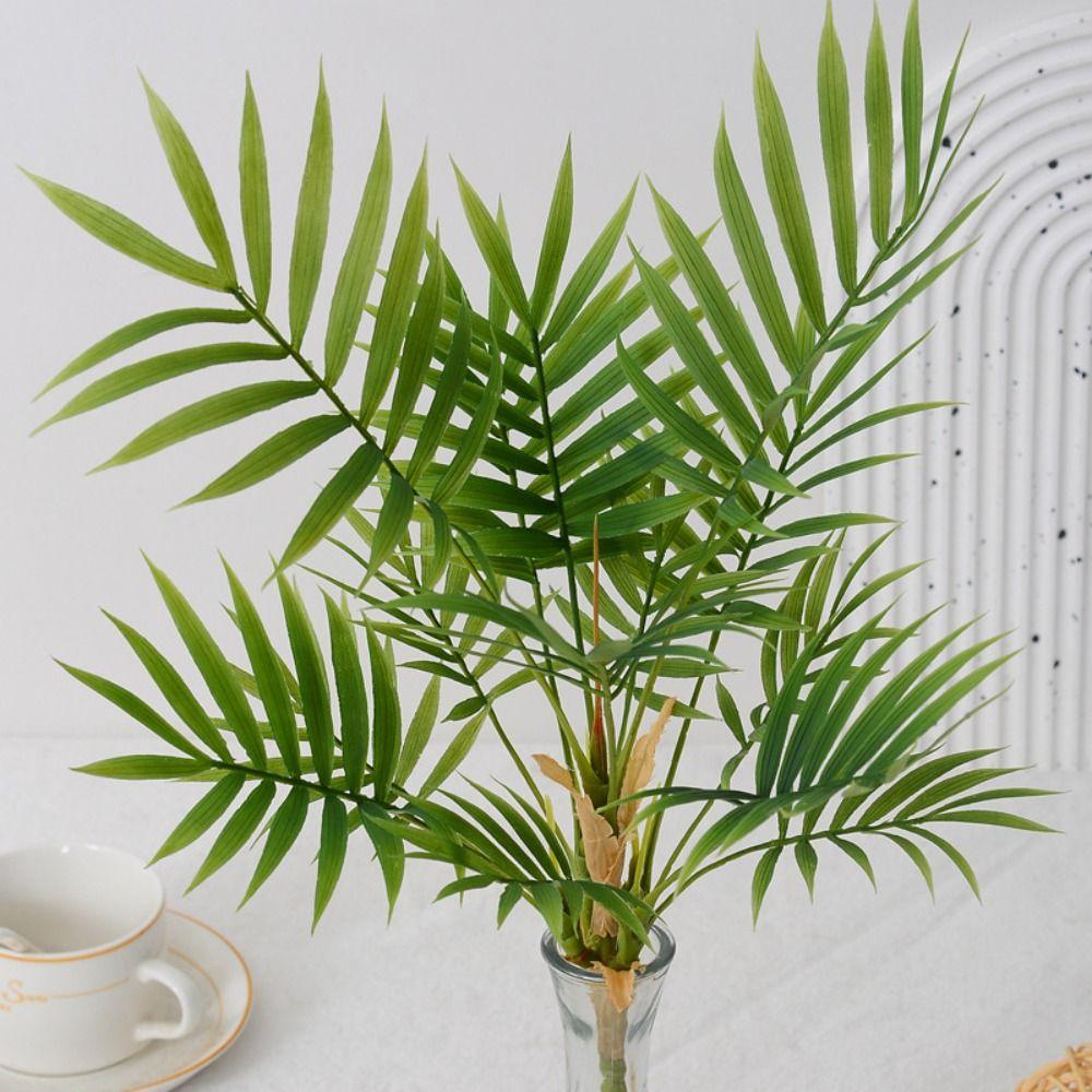 Real Touch Artificial Palm Leaves Branches 12/14/23 Leaves Artificial Fern Wedding Party Decor