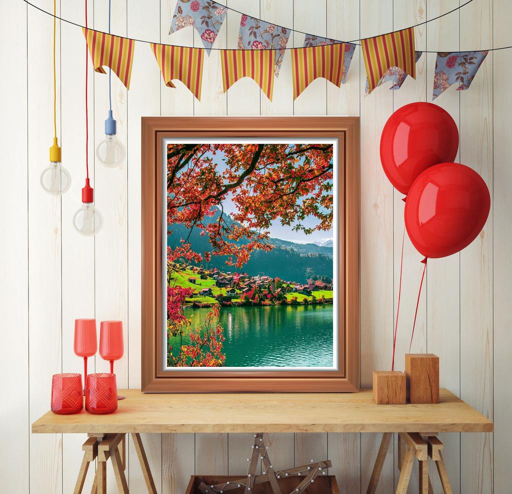 Full Round 5D Diamond Painting Landscape Diamond Mosaic Sale Painting Embroidery Craft Art Home Decoration