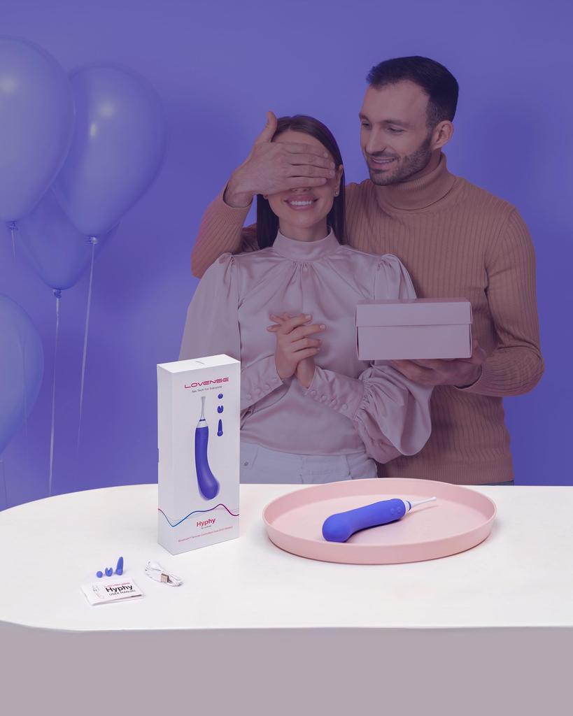LOVENSE Hyphy High Speed Vibrator for and Smartphone Remote Music Distance Solo Collaborative Japanese App Year Nipples, G-Spot, Clitoris, Control,
