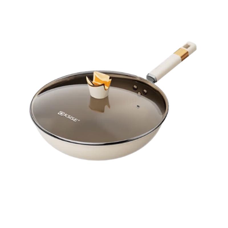 Jin Saozi Titanium Crystal Life 32cm Non-stick Wok