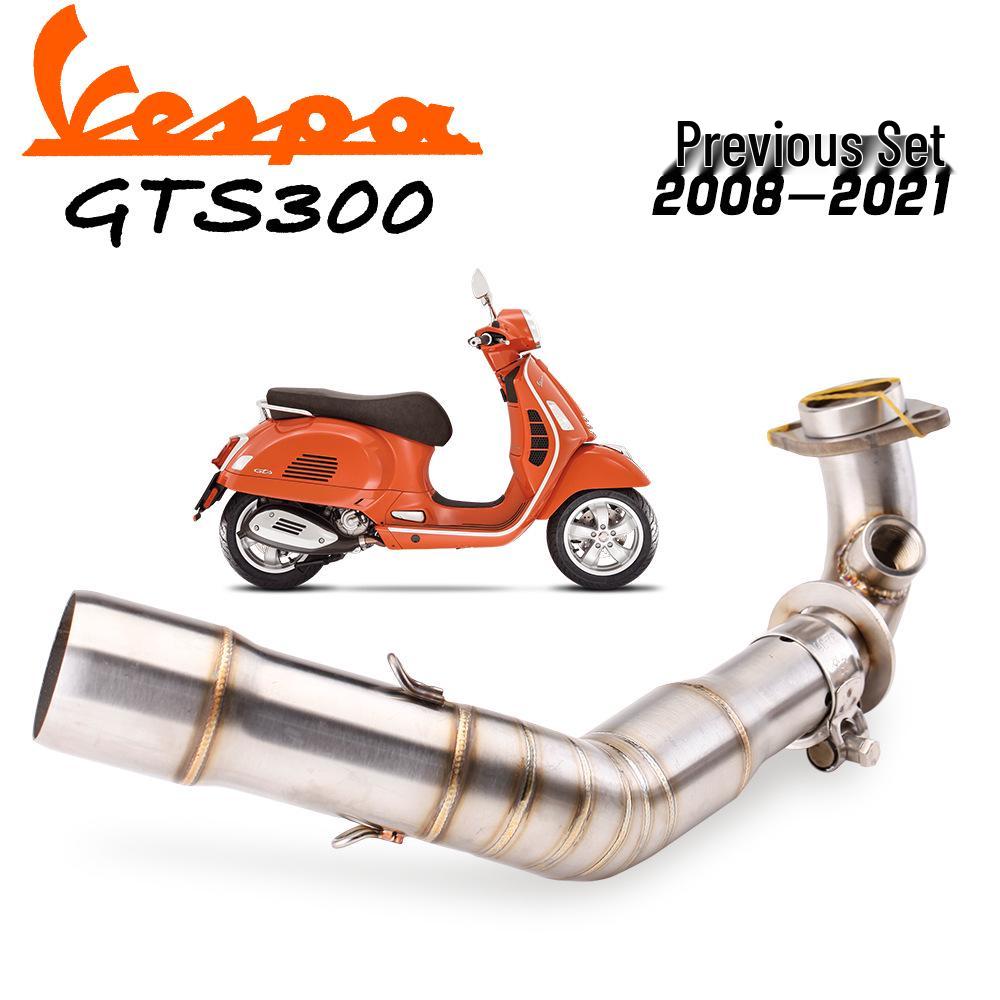 Vespa GTS300 Exhaust Modification Set – Front & Full Section Pipe