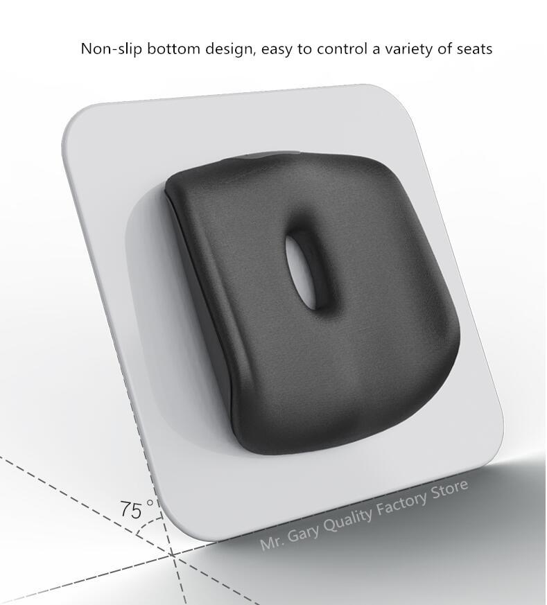 Memory Foam Seat Cushion Orthopedic Pillow Coccyx Office Chair Cushion Support Waist Back Pillow Car Seat Hip Massage Pad Sets