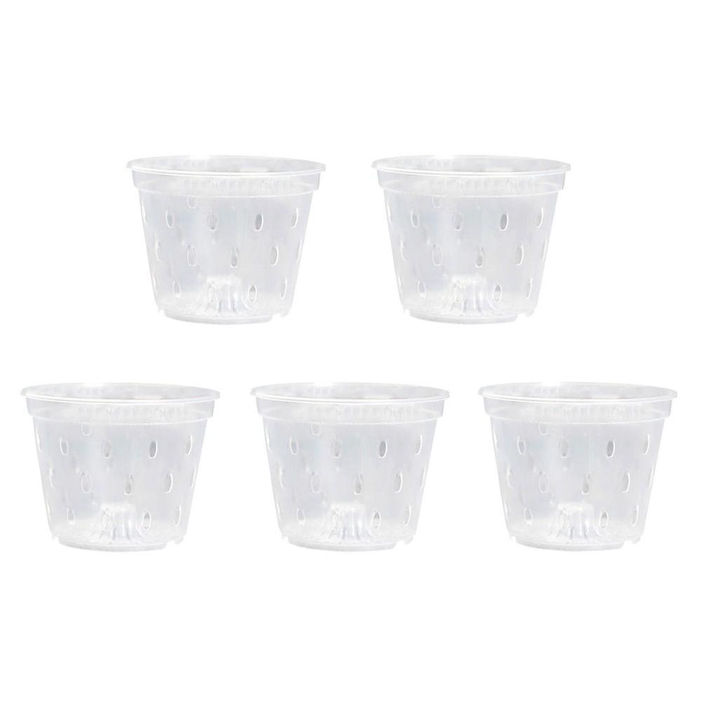 Plastic With Holes And Trays Plant Pots For Phalaenopsis Orchid Planting Flowerpot Orchid Pot
