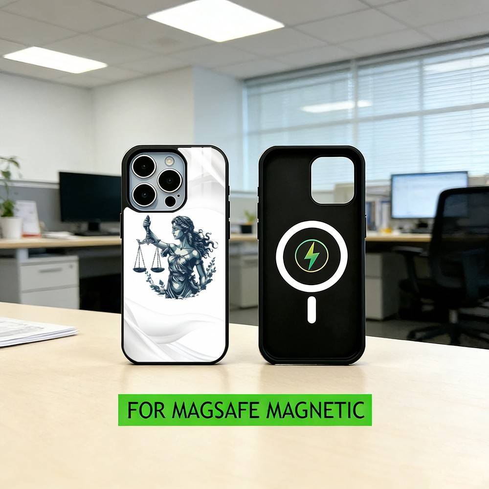 

ART Law Lawyer Judge Justice Phone Case For iPhone17,16,15,14,13,12,11 Plus,Pro Magnetic with Magsafe Wireless Charging iPhone11PRO