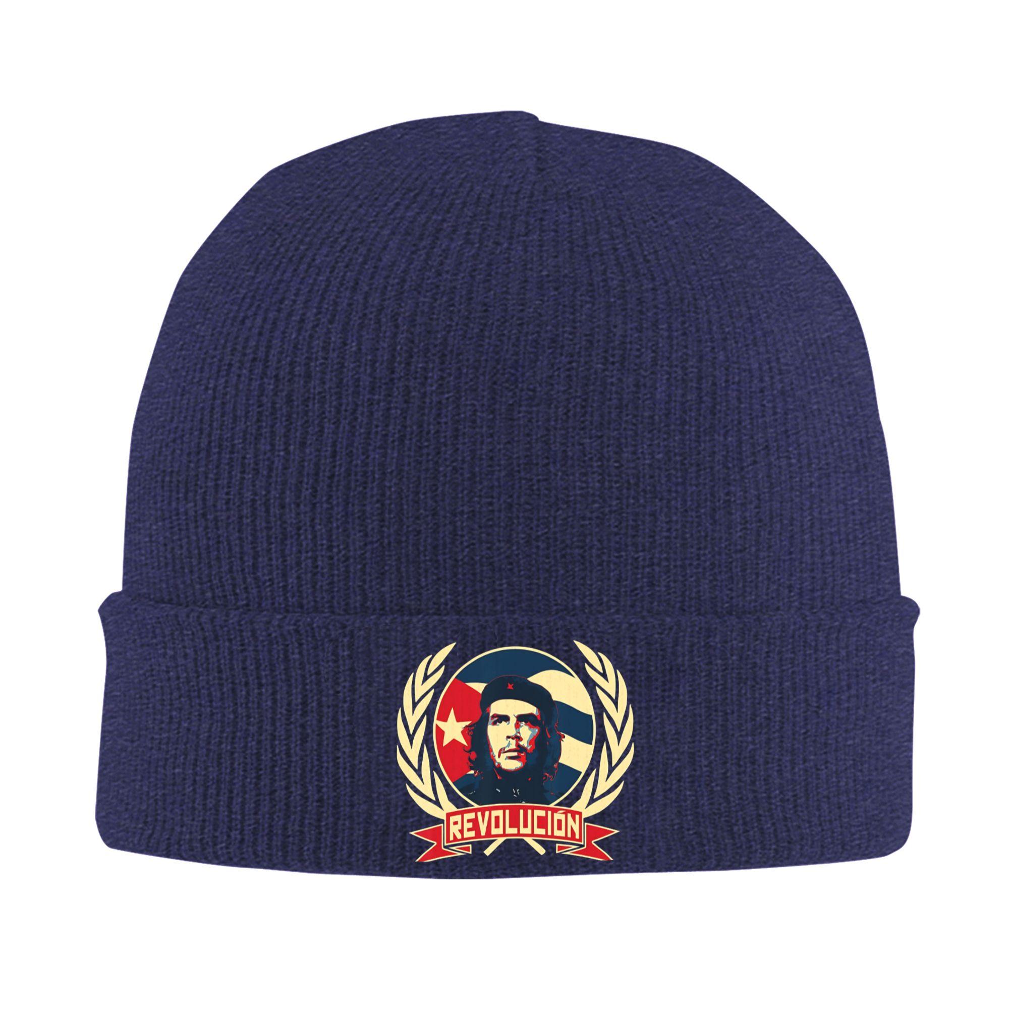 

Che Guevara Beanie Hats Bonnet Hats Female Male Casual Outdoor Knitted Hat Autumn Winter Custom Elastic Caps One Size