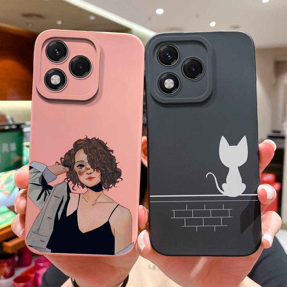For Honor 400 Pro Lite 5G Case Cute Sweet Girls Cat Soft Silicone Protective Back Cover For Honor400 400Pro Lite 5G Fundas Coque