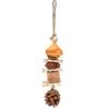 Fun Parrot Toy, Black Phoenix, Peony Bird, Destruction, Boredom, Gnawing String, Chewing Nut, Pinecone, Birdcage, Decorative Pendant