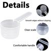 4 Measuring Scoops, Protein Scoops, Food Scoops, 30g Powder Protein Scoop, Plastic Reusable Spoons for Milk Powder, Protein Powder, Flour, and Other K