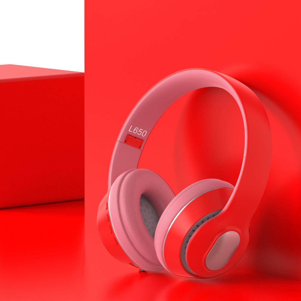 Bluetooth Headband Headset: Wireless Stereo, Noise-Canceling, Card Slot, Universal for Phones & Computers