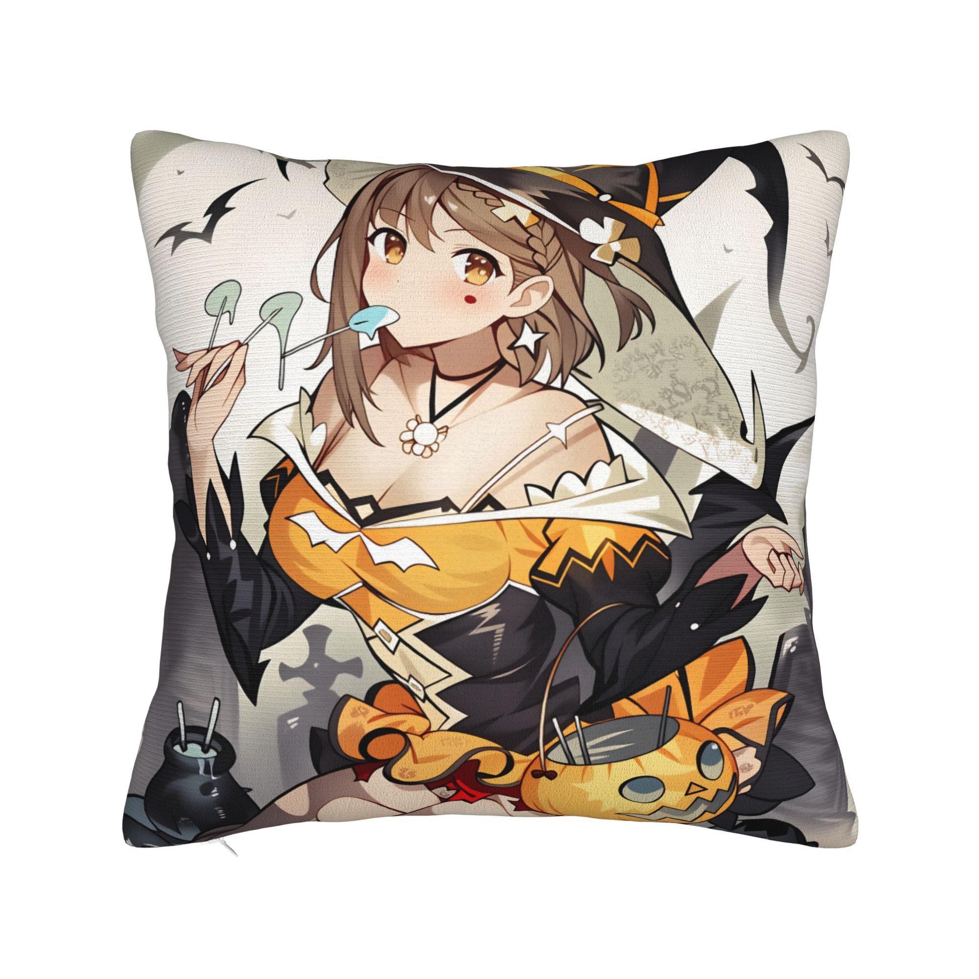 Game Atelier Ryza Pillow Cover Cute Funny Pillow Case For Sofa Home Decor Print Cushion Cover Gift 30cmx30cm