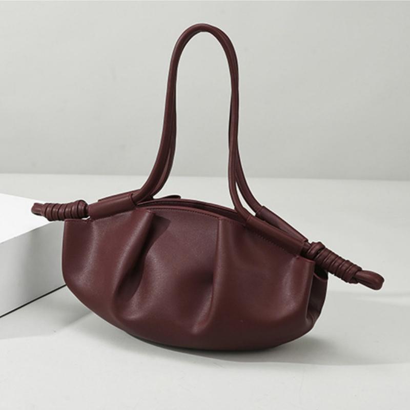 2025 New Personality Popular Women's Shoulder Bags Premium Soft PU Ladies Handbags Fashion Folding Cloud Bag Luxury Casual Messenger Bag for Females