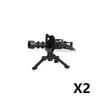 Military Building Blocks Soldier 88mm Flak Gun Cannon Rocket Artillery Military Army War Weapons NSV Backpack Assembly Brick Toy