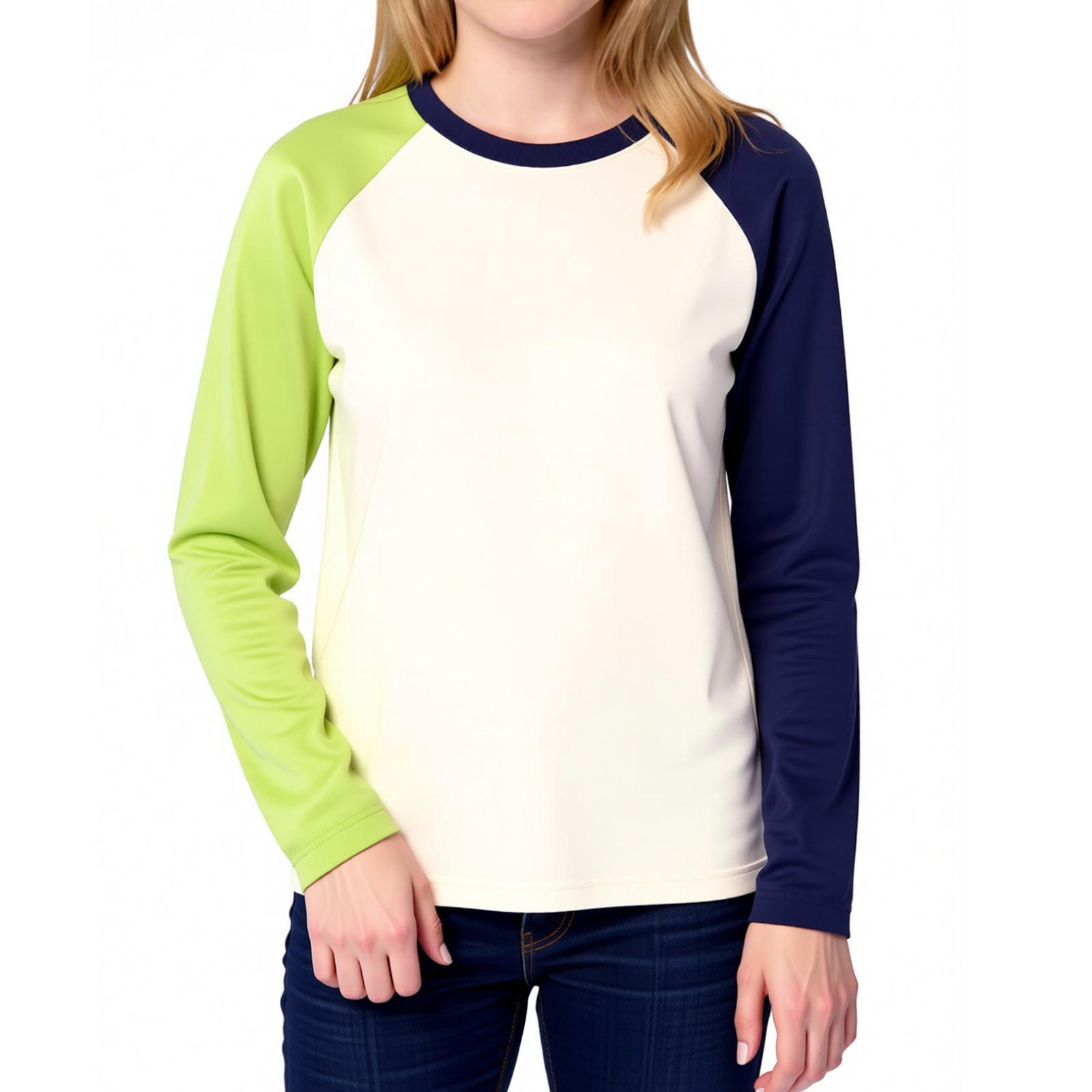 Children s Casual Round Neck Long Sleeved Shoulder Top 130 зелёный