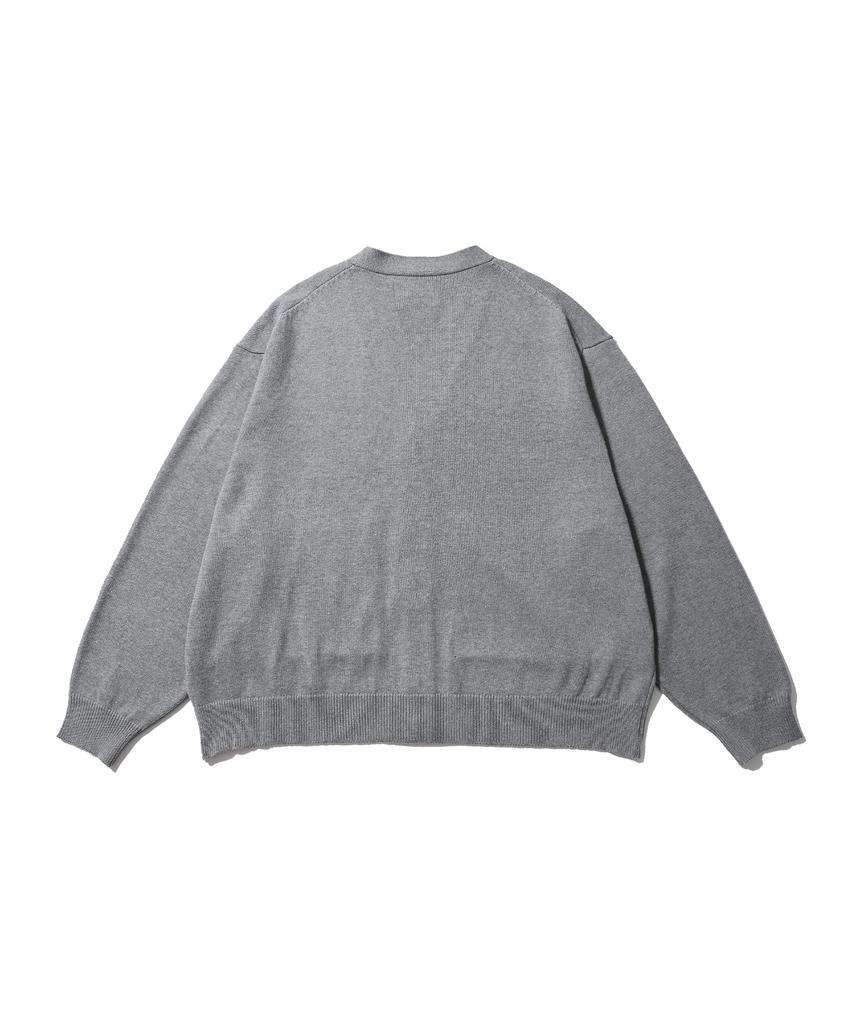 Anglan Lazy Pocket Cardigan - Gray