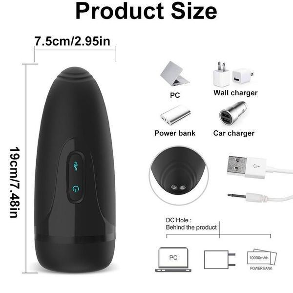 1pc Automatic Male Massager Sucking Vibrator, Electric Massage Cup Adult Products for Men