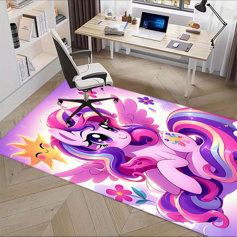 Charming Unicorn Office Chair Mat: Magical Home Decor , Office Rug , Gift for Any Room.122361a