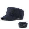 Summer Hat Men's Flat Top Hat Outdoor Mountaineering Cap Mesh Breathable Cap