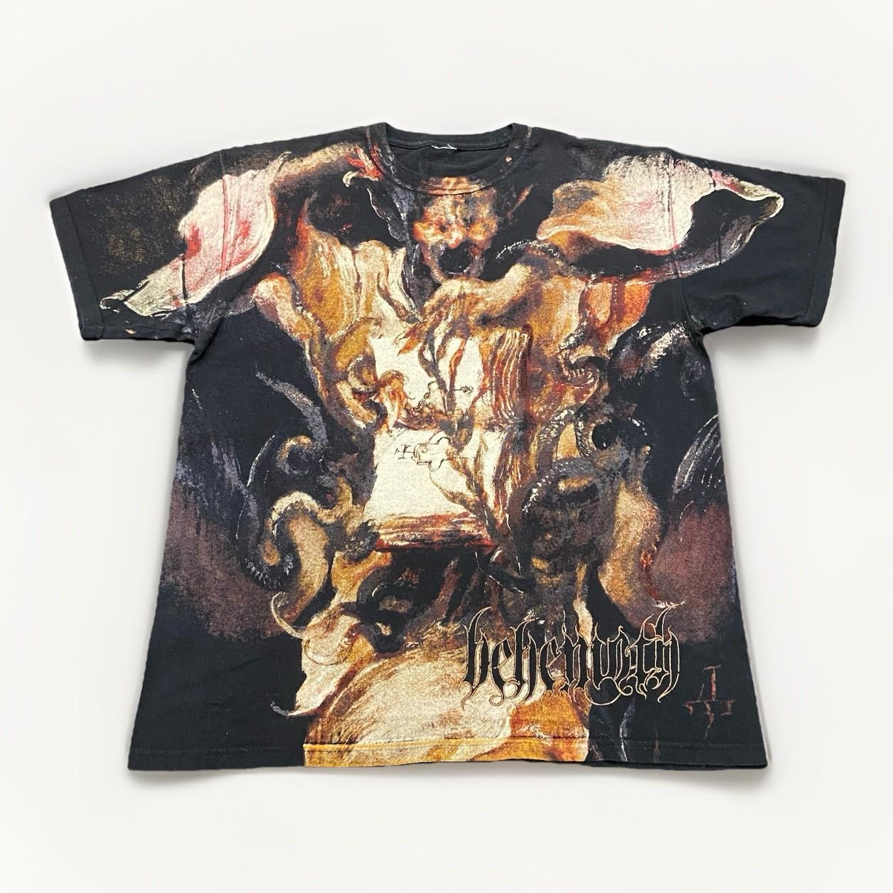 Behemoth The Satanist T Shirt Men’s Large All Over Print AOP Death Metal Band Unisex T-Shirt XXL