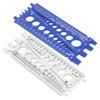Nut Bolt Thread Gauge Checker M3 to M22 Metric and #4 to 3/4 Imperial Sizes Bolt and Nut Identifier