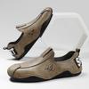 Men's Loafers Casual Leather Shoes Outdoor Moccasins Low-top Sneakers