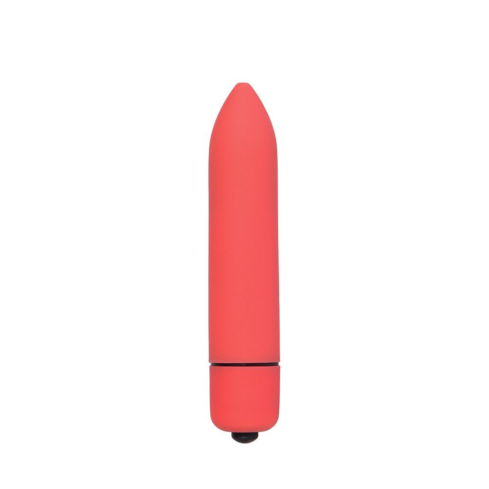 Mini Bullet Vibrator - Adult Sex Toy with 10 Vibration Modes, Frosted Texture
