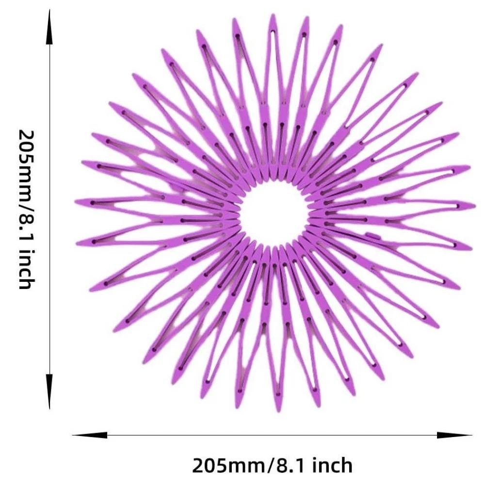 Hollow Out Flowers Silicone Coasters Heat Insulation Waterproof Anti-scald Mat Coaster Foldable Splicing Snap Design Home Cups