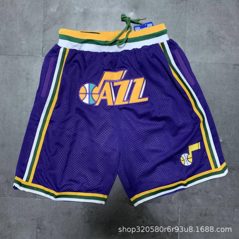 Men Women Basketball Shorts With NBA Team Logos Modal Fabric Quick Dry Sportswear Gym Running Training