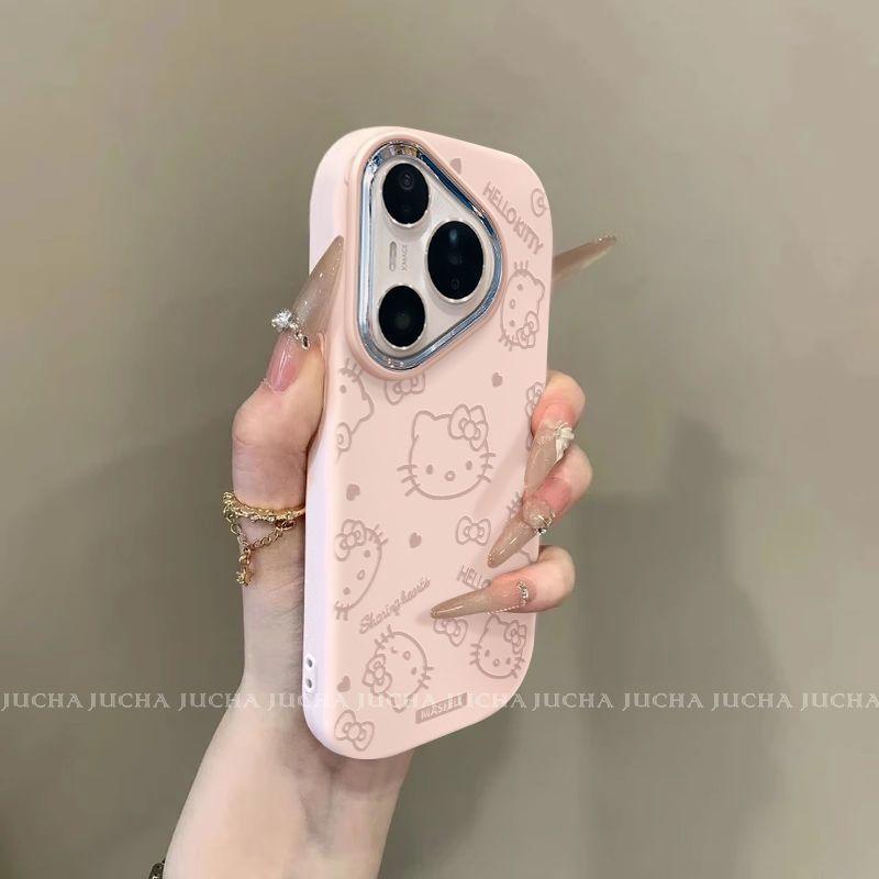 Applicable to Huawei nova15 mobile phone case cartoon cute HUAWEInova15pro couple lines Katie