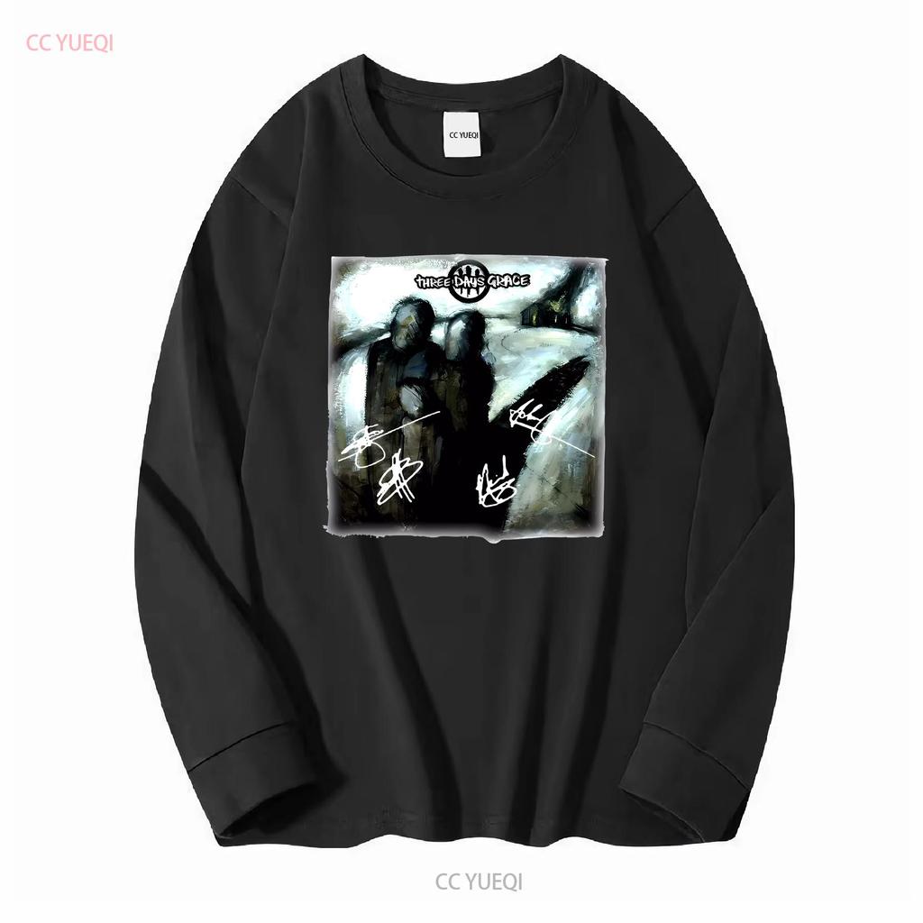 Hot Three Days Grace Album T Shirt Cotton Men S 5XL C848 Long Sleeves Vintage Washed Stretched Homme Fashion