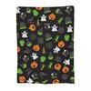 Halloween-Kürbisse und Geister Hexenparty Decken Fleece-Kuscheldecke Überwürfe für Sofa Bettwäsche Überwürfe Tagesdecke Steppdecke