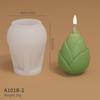 Bamboo Panda Shape Candle Silicone Molds for Making Candle Resin Pillar Aromatherapy Candles Wax Soap Flower Specimen Clay Craft