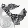 Pretty Floral Print Satin Cloth Knotted Headbands for Women Girls Daily Shopping Party Holiday Head Hoop Accessories