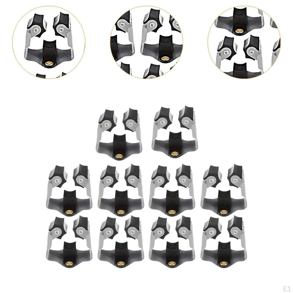 10 Pack Mop Holder for Wall Mounting In Laundry Room And Garage