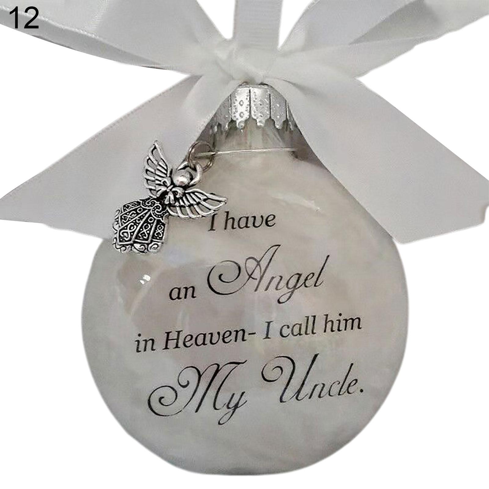 

Feather Ball Angel In Heaven Ornament Christmas Commemorate Decoration CDN