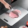 Premium Stainless Steel Double-Sided Kitchen Chopping Board - Rust-Resistant, Dishwasher Safe, Durable & Food Grade, Chopping Boards for Kitchen