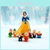 Charmante Sneeuwwitje en de Zeven Dwergen Miniatuur Figuren 8 stuks Voor Poppenhuis Decoratie