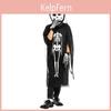 Premium Quality Cosplay Disfraces Adult Kids Halloween Costume With Skull Skeleton Design