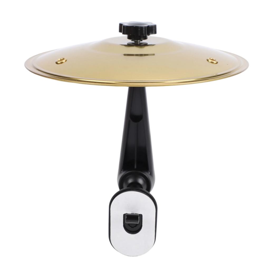 Car Cymbal Air Vent Stainless Steel Dual Ball Joint Dashboard Cymbal Golden with Silicone Pad Golden
