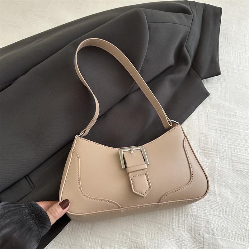 Шикарная черно-белая серебристая коричневая хаки PU сумка-полумесяц идеально подходит для повседневной моды хаки