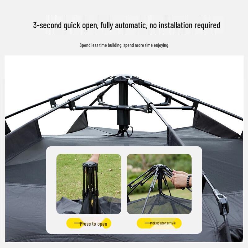 Cuoshan Automatic Blackout 2-in-1 Camping Tarp Tent