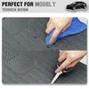 For Tesla 2019-2023 Model Y Rear Seat Back Cover TPE Rear Backrest Protector Pad All Weather Split Liner Pet Mat Anti-dirty Pad