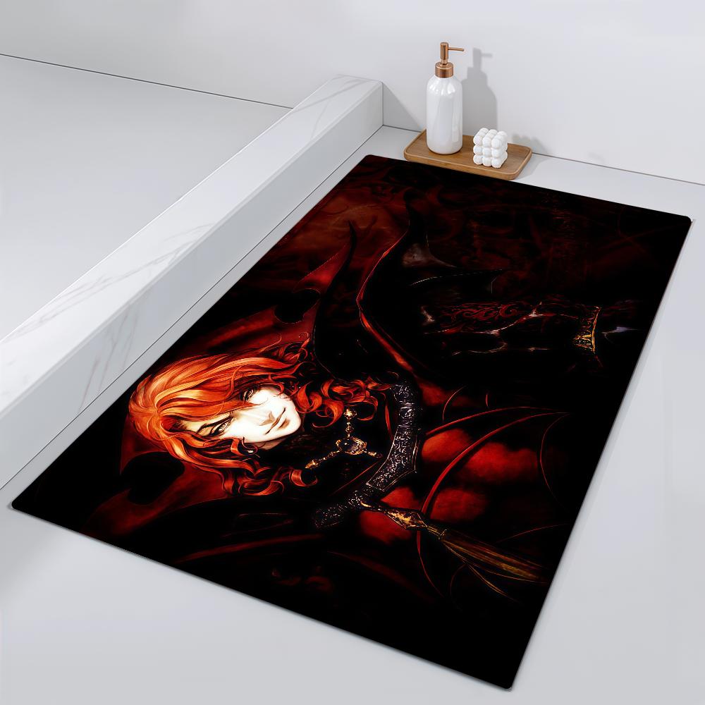 

Door Mat Bedside Entrance C-Castlevania Bath Game Floor Decoration Innocence Corridor Door Mat Carpet Living Action Room Balcony 40cm x 60cm