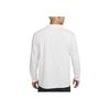 Nike Logo Print Crew Neck Long Sleeve T-Shirt Men Tops Summit-White DR7754-122